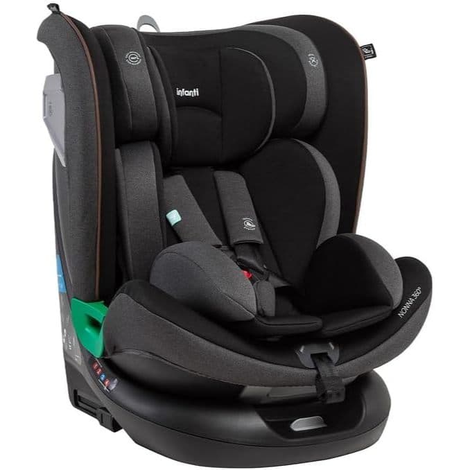 Cadeirinha Infanti, Nonna, com Giro 360°, Preto Noturno