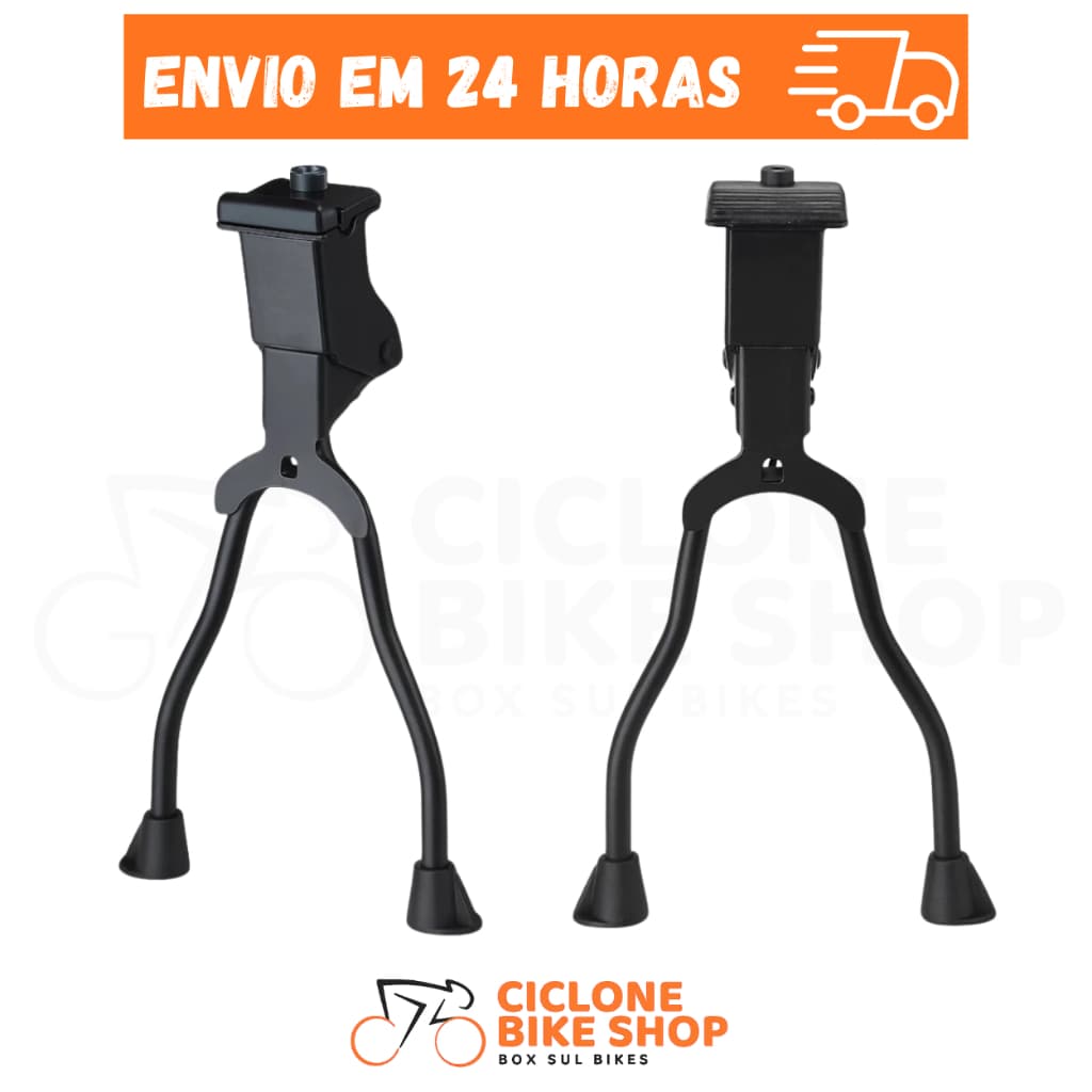 Descanso Central Tipo Cavalete Furo Central Para Bicicleta Bike 30cm De Altura