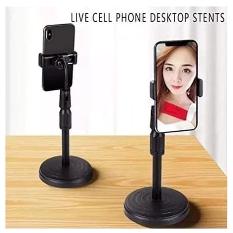 Suporte Tripé Para Mesa Celular Mini Pedestal Ajustável 360°