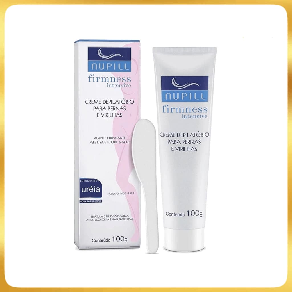 Creme Depilatório P/ Pernas e Virilhas Nupill 100g Firmness