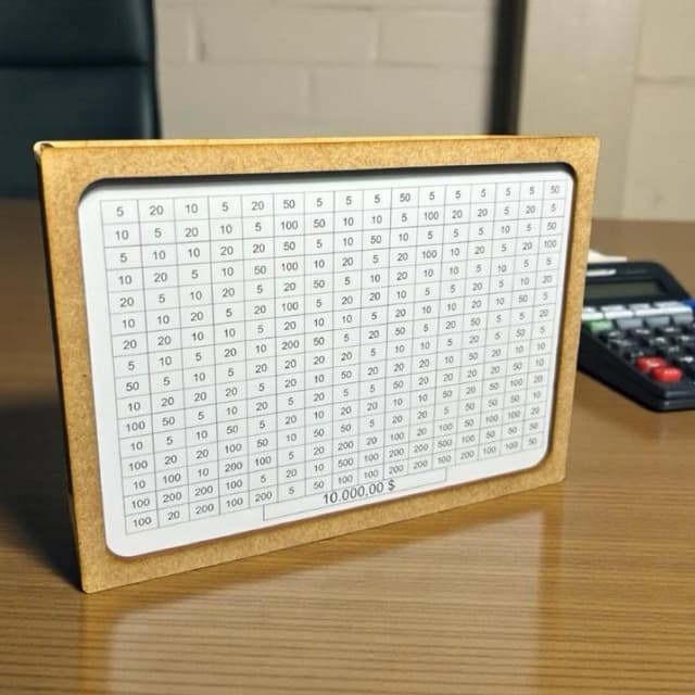 Cofre Desafio 20mil/10mil/5mil/1mil Cofrinho MDF Método Japonês Escolha Meta