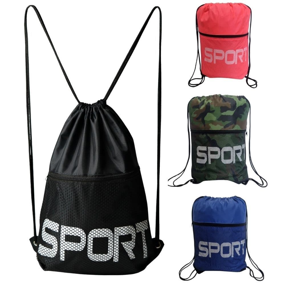 Bolsa academia unissex impermeável mochila bolsa sacola feminina masculina