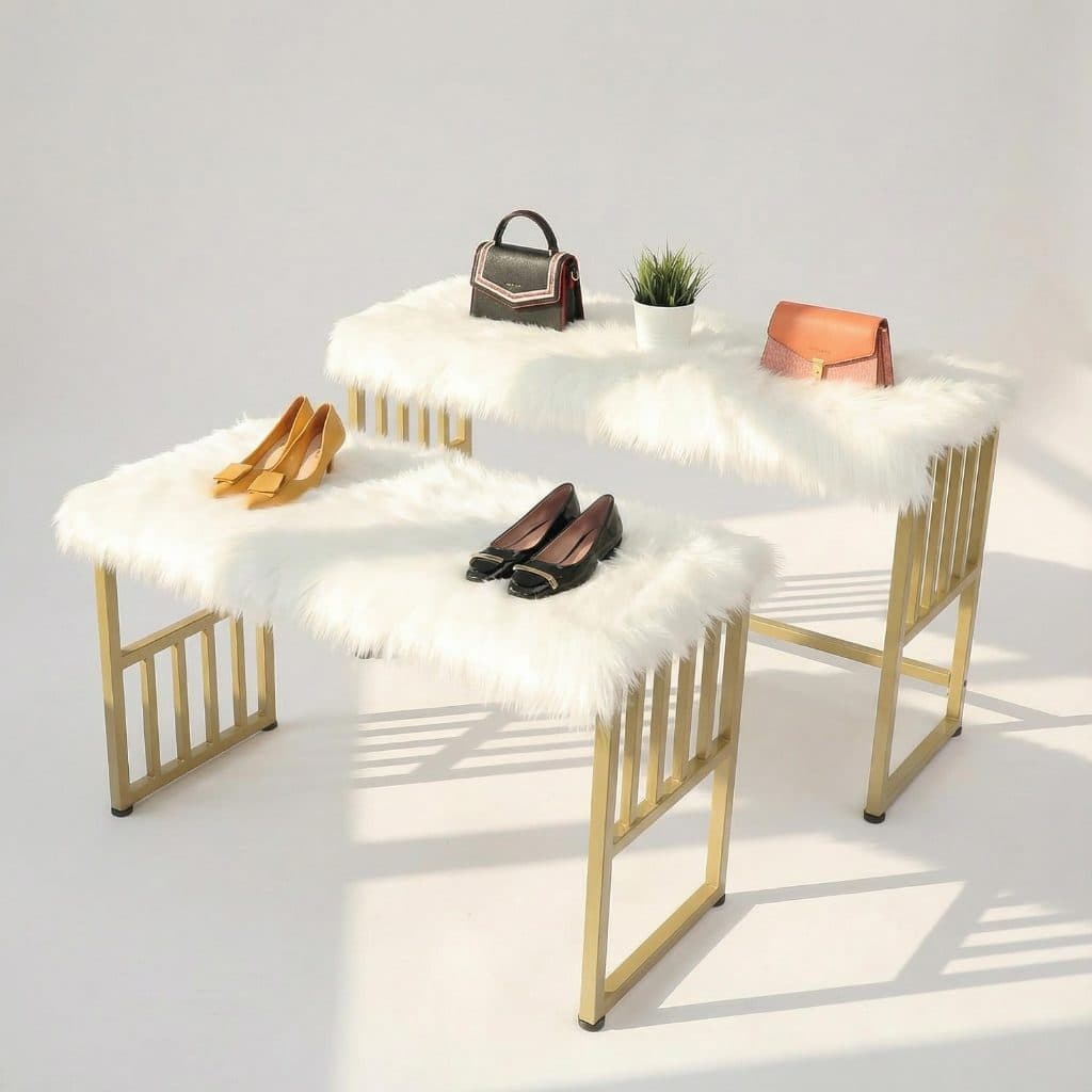 Tapete Manta Pelucia Pelo Alto Luxo Decoração Newborn Sofá 80x50cm