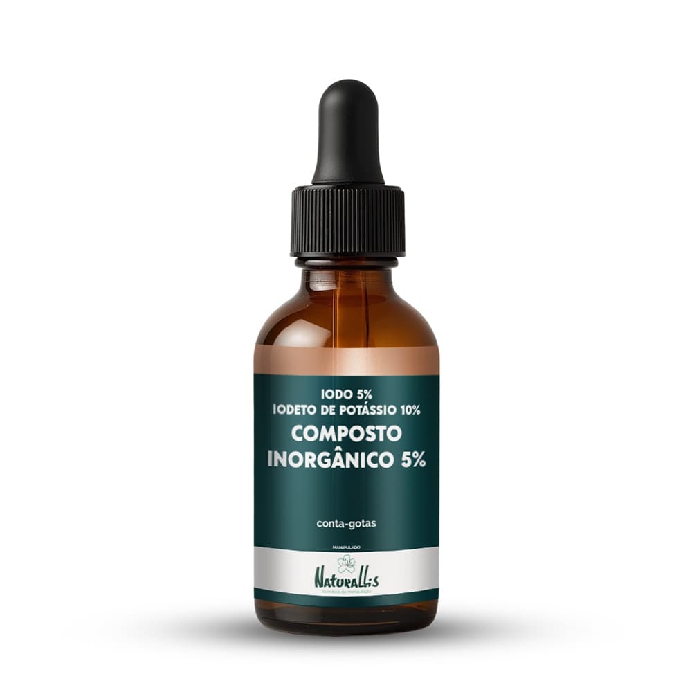 Composto Inorgânico 5% - Manipulado Conta-gotas (30ml/50ml/100ml)