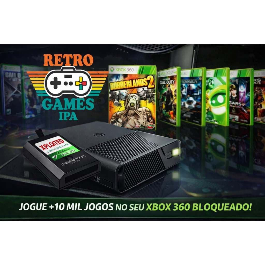 HD EXTERNO 500GB PARA XBOX 360 EXPLOIT AURORA – PRONTO PARA USO