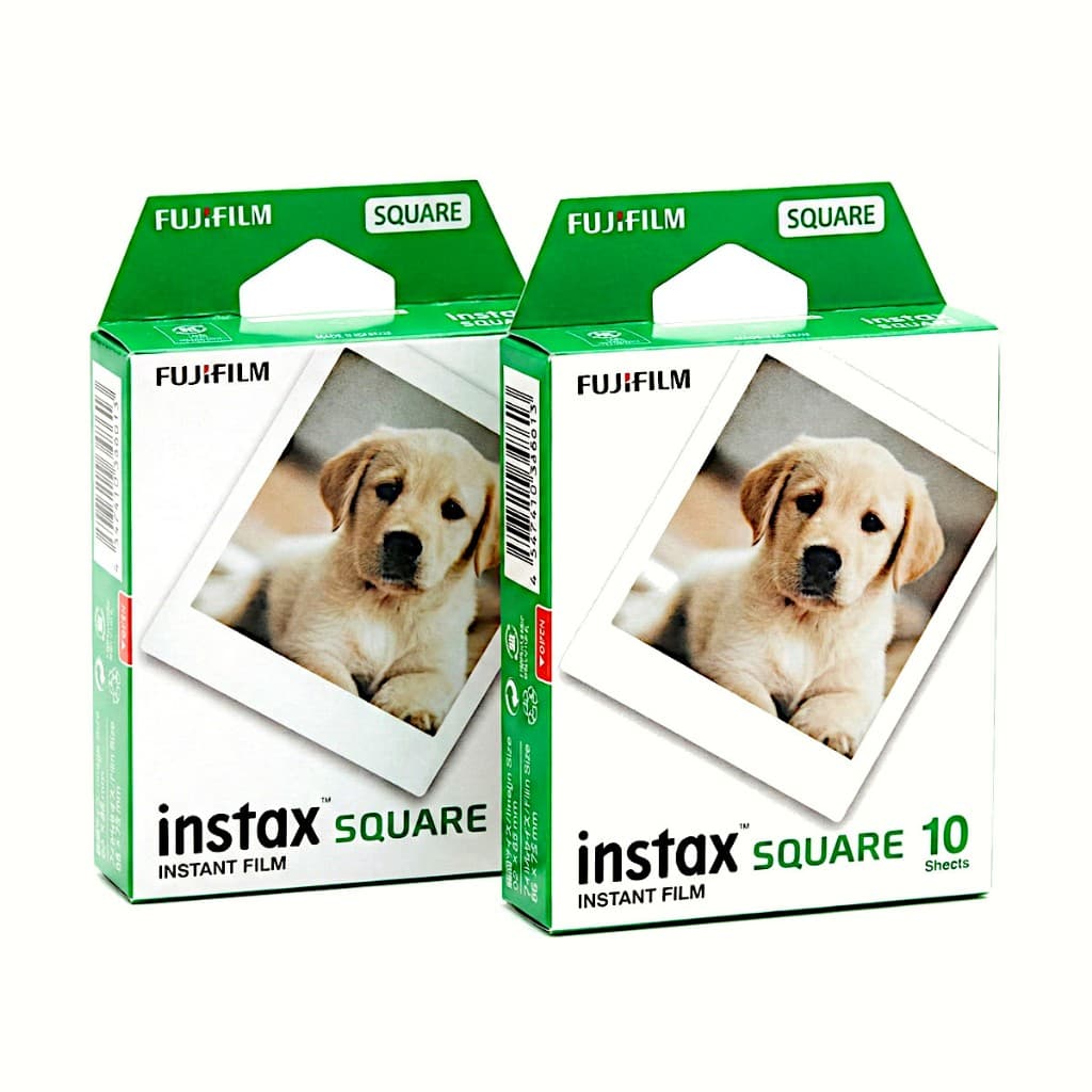 Filme Instax Square Fujifilm 20 Fotos para Câmera Sq1 Sq6 Sq20 Borda Branco - Original