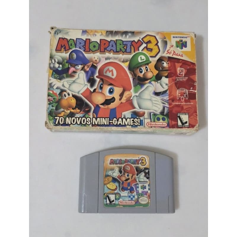 Mario Party 3 Nintendo 64 Na Caixa.