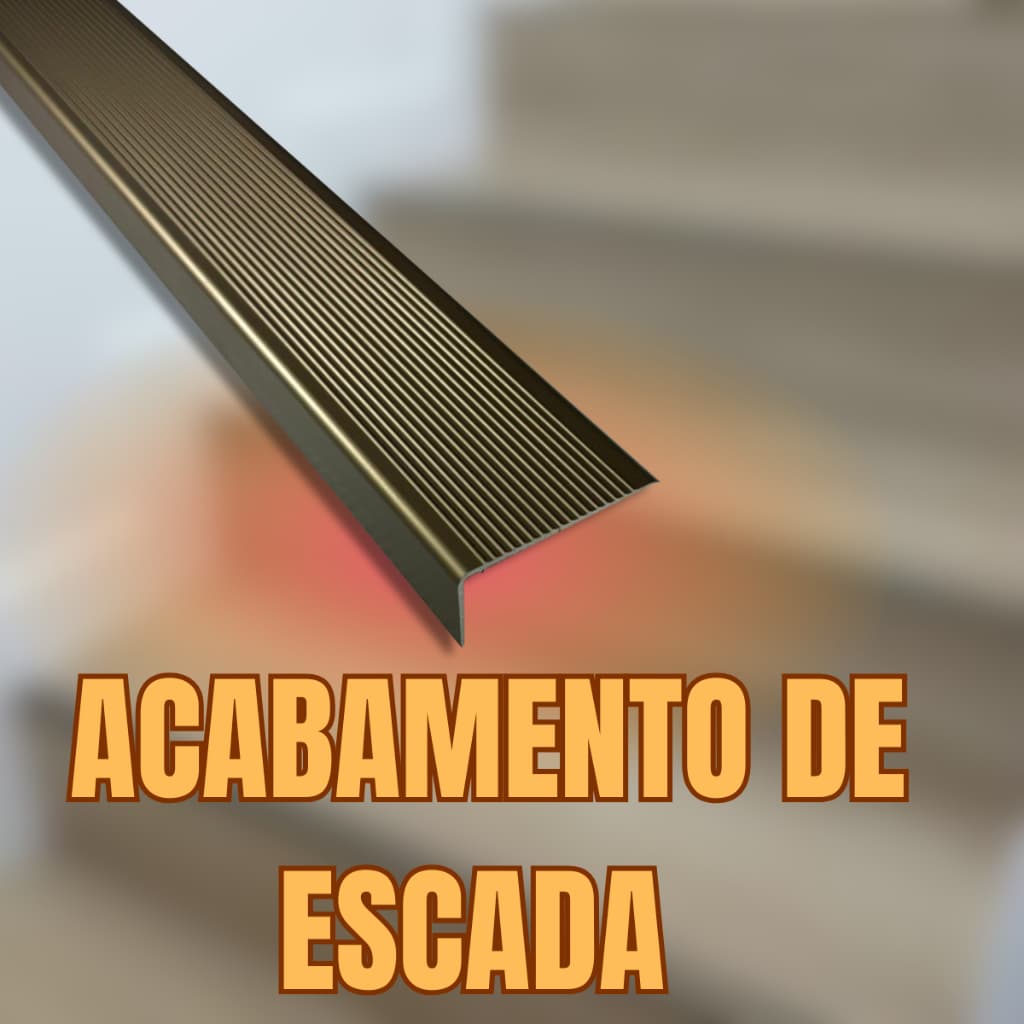 Cantoneira acabamento de escada (Diversas medidas)