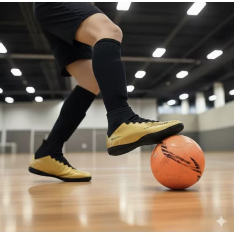 chuteira Infantil Futsal Salão Quadra Costurada e Colada para Crianças