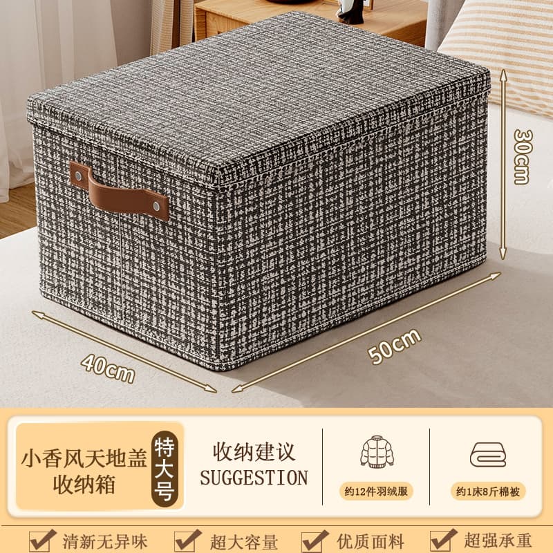 Caixas De Armazenamento De Roupas Com Grade Dobrável Multiuso