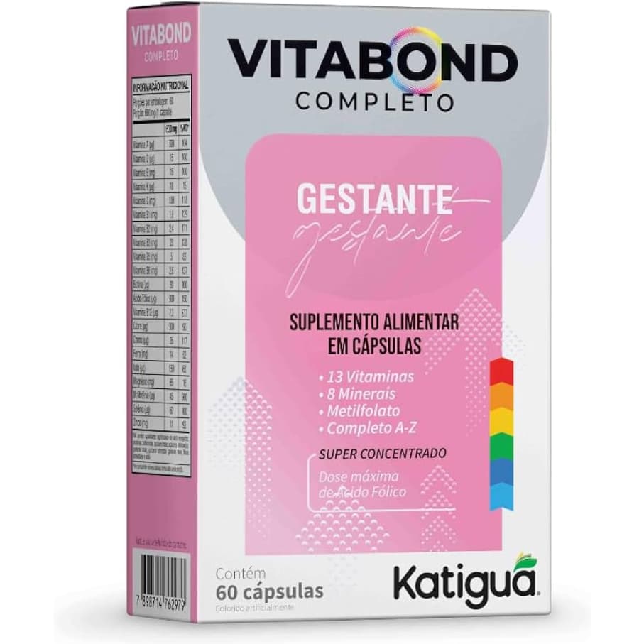 Vitabond Completo Gestante 60 Cápsulas - Katiguá