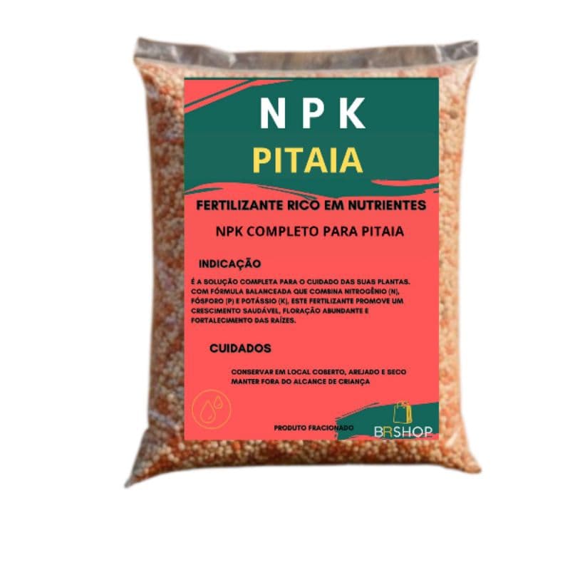 Adubo Fertilizante para PITAIA NPK + Micronutrientes Frutifocação e Crescimento 1kg