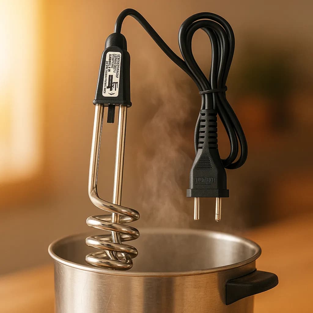 Ebulidor Elétrico rabo quente mergulhão portatil esquentar Água 500/1000W 110/220V –  Rápido Prático