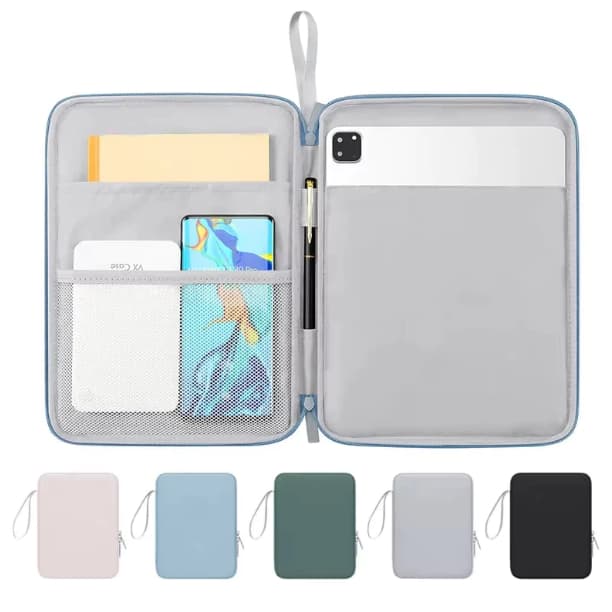 Capa Case Bolsa Pasta Para Tablet Galaxy S6lite/S7/S8Xiaomi 6PRO /Redmi pad SE/ Pro 12.1 iPad 7-10.9 Polegadas