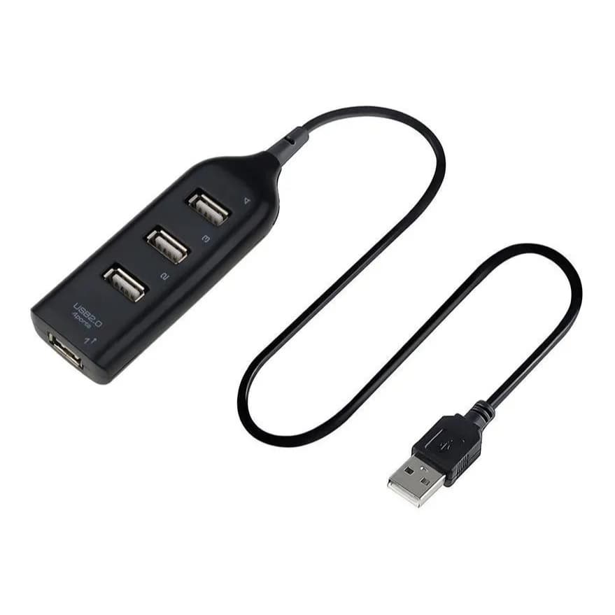 Hub Usb 2.0 4 Portas Plug And Play Hi-speed
