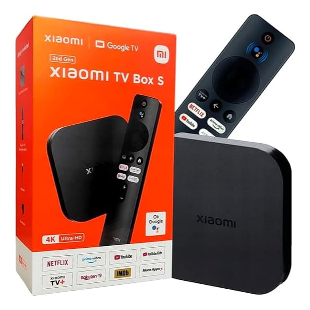 Xiaomi Mi Tv Box s 4k 2 geração 2gb de Ram Preto