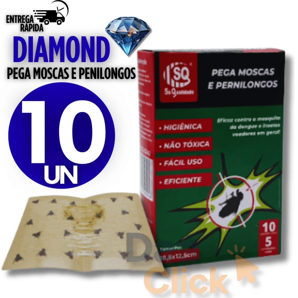 Com  Armadilha Adesiva Pega Moscas Mosquitos Insetos