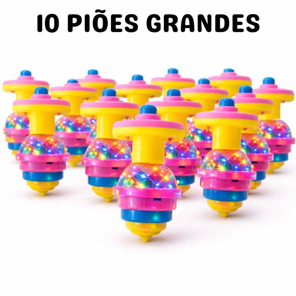 3/5/10/12 Pião Giroscópio Brinquedo Infantil Brincadeira Criança Pronta Entrega Lembrancinhas Presente