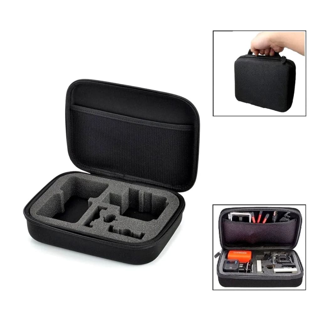 Bolsa/Case Transporte Grande para Câmera e Acessórios GoPro Hero SJCAM e Similares