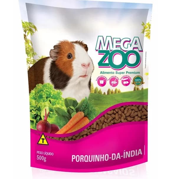 Ração para Porquinho-da-India Megazoo c/ 500g