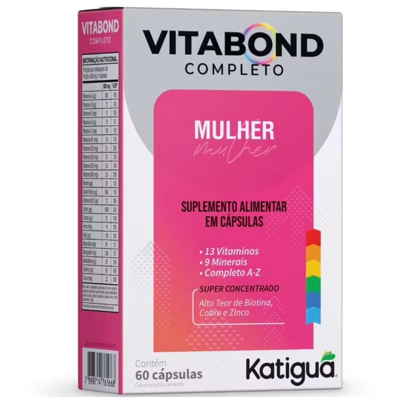 Vitabond Completo Mulher 60 Cápsulas Katiguá