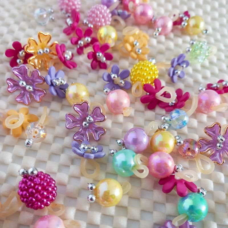 24/50 Jóia Pet Banho e Tosa | Acessórios Penteados Cachorro | Blend Biju Ponto de Luz Aljofre Pérolas Amorinha Flores