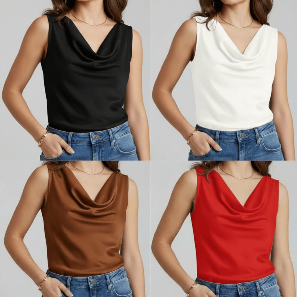 Blusa Feminina Gola Boba em Suplex Premium Verão Tendência Elegante