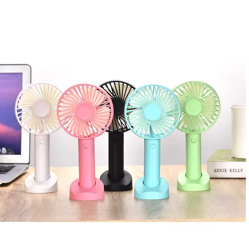 Ventilador com suporte Portátil Mini De Mão Mesa  Recarregavel Usb N9