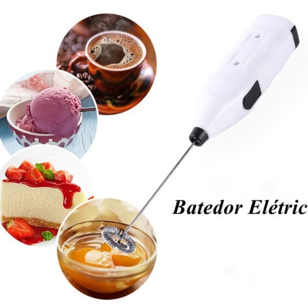 Mini Misturador Batedor Mixer Elétrico Para Claras de Ovos Leite Café Cores Sortidas Utensílios de