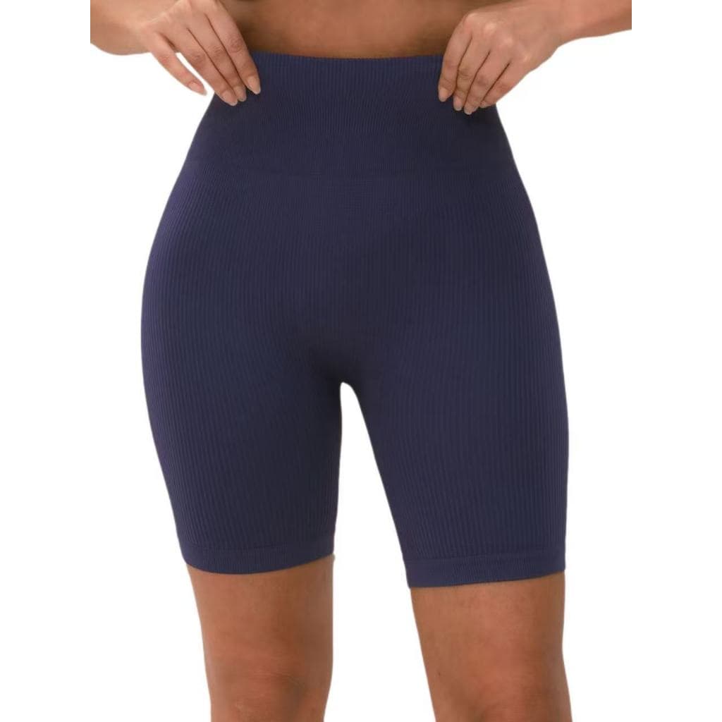 Shorts Fitness Canelado Academia Zero Transparencia Feminino Premium