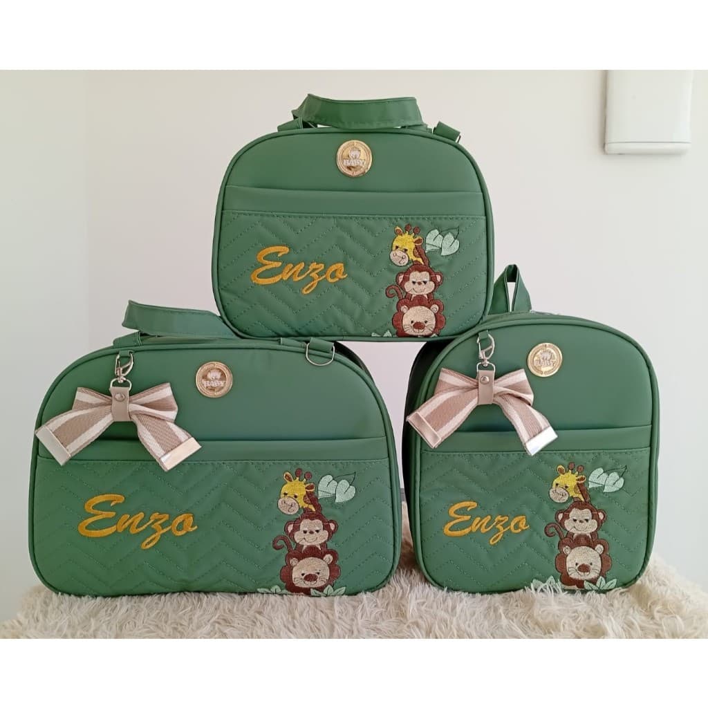 Kit de bolsa Maternidade Safari Personalizado