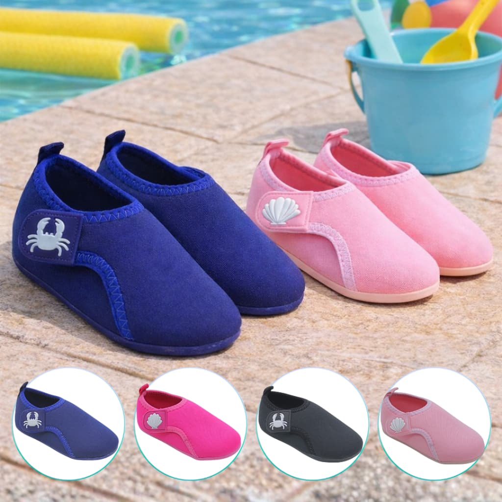 Sapatilha Infantil Sapatilha Aquatica Antiderrapante Piscina Calce Fácil Confortável Leve Flexível