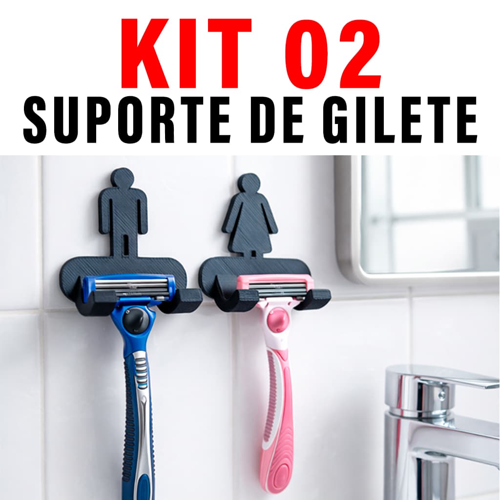 Suporte De Lâmina De Barbear Dele Dela Conjunto Kit Feminino Masculino Parede Banheiro Organizador