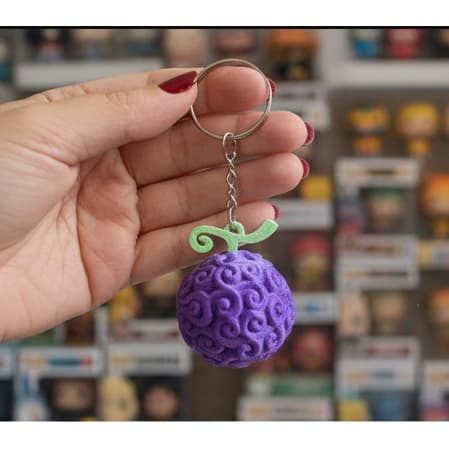 Chaveiro Luffy One Piece -  Gomu Gomu no mi