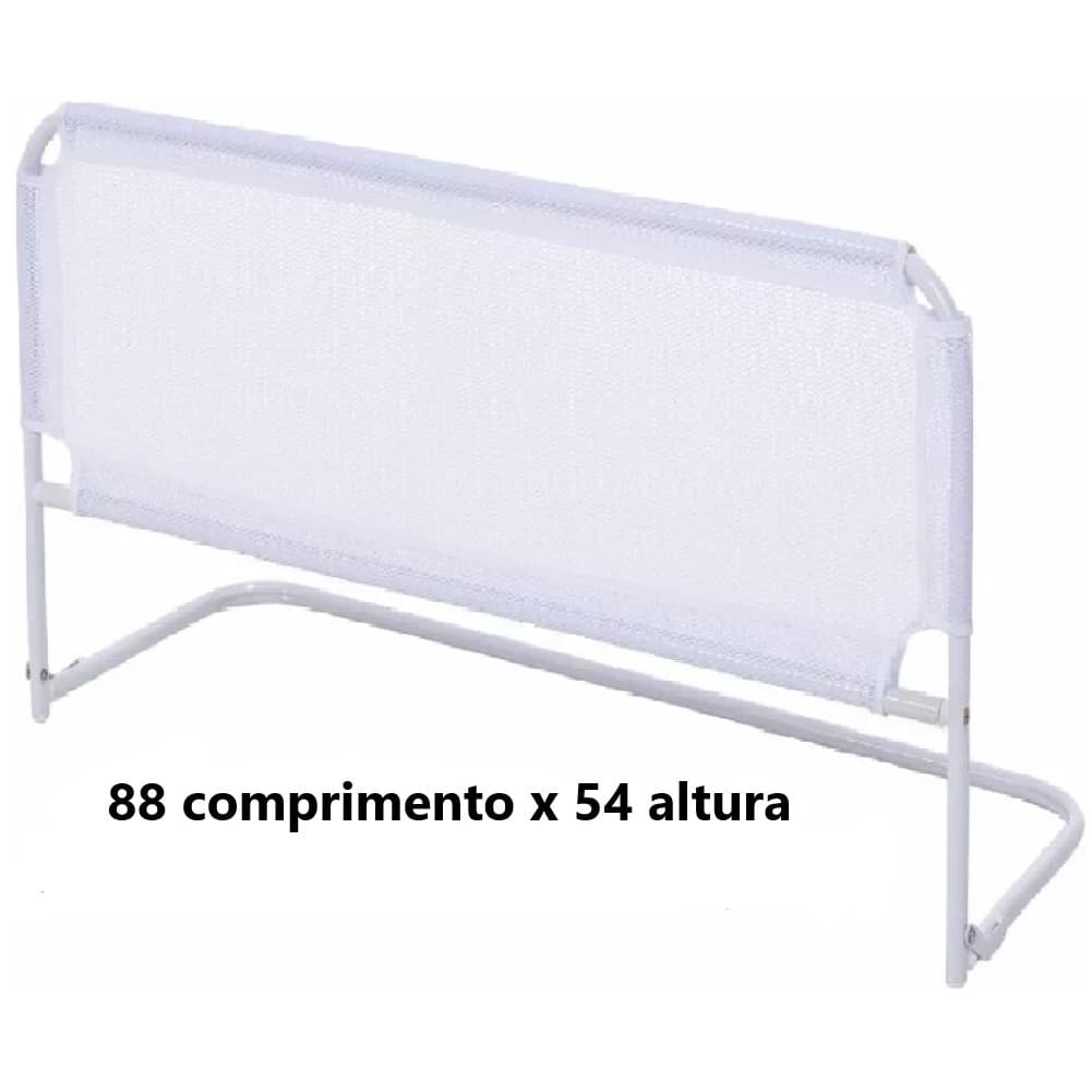 Grade de Cama com Estrutura de Aço Resistente para Bebês e Adultos - 88cm de Proteção