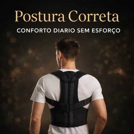 Colete Corretor de Postura Masculino Ortopédico Tamanho L