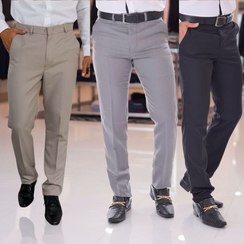 Calça Social Alfaiataria Microfibra Gabardine alto padrão de qualidade e conforto