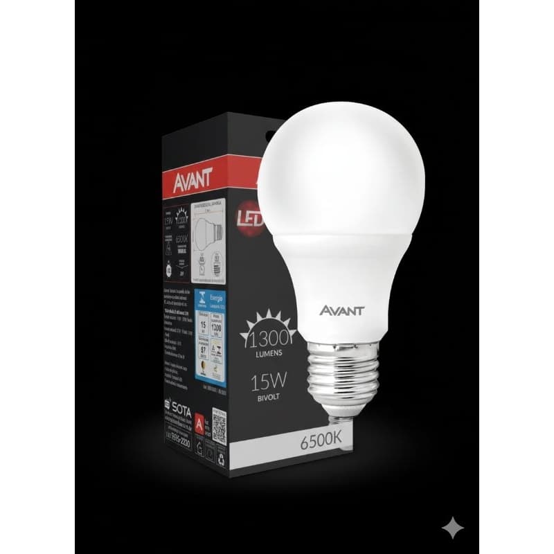 KIT 10 LÂMPADA LED BULBO 9W ALTA POTÊNCIA E27 - AVANT