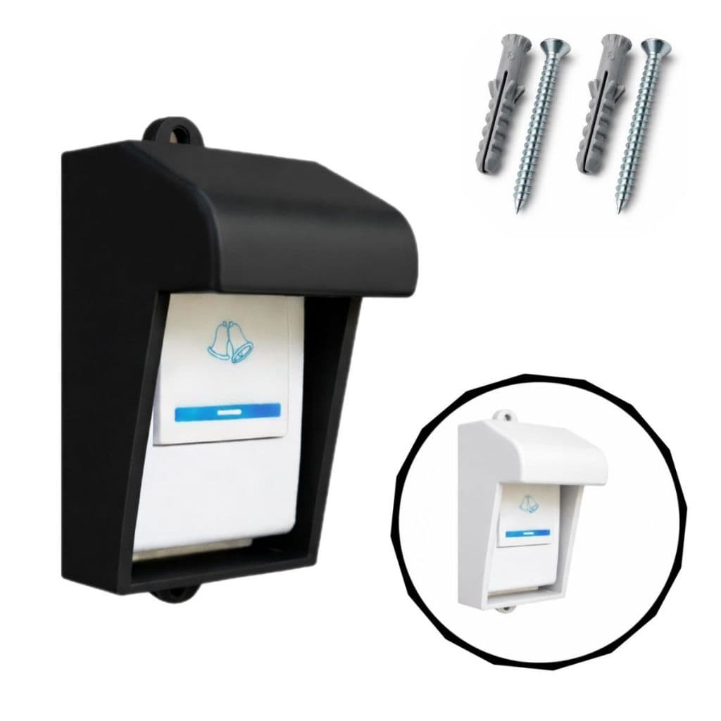 Protetor para Campainha À Prova D'água Para Campainha Doméstica Sem Fio