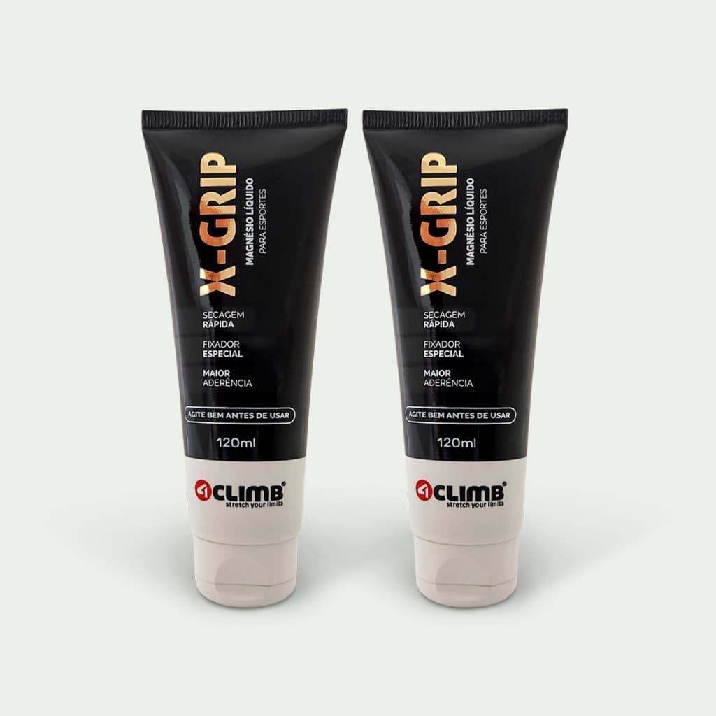 Kit 2 Unidades Magnésio Líquido X-GRIP 120ml 4climb Crossfit e Escalada