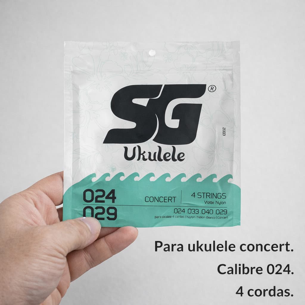 ENCORDOAMENTO SG UKULELE NYLON CONCERT 024