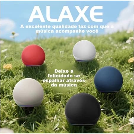 ORIGINAL - Caixa de som com Bluetooth, Led modelo Alexa DE UM APARELHO SUPER BASS
