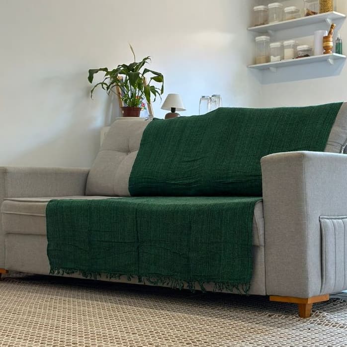 Manta Para Sofá Luxo Gigante 120x210 Tipo Capa De Sofá Protetora