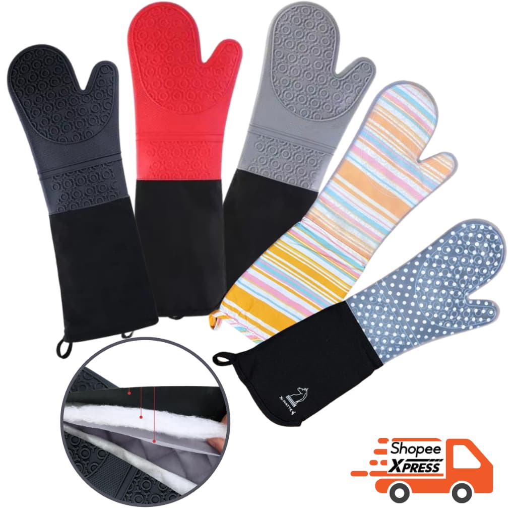 Luva Térmica De Forno E Fogão Para Cozinha Em Silicone X-Matte