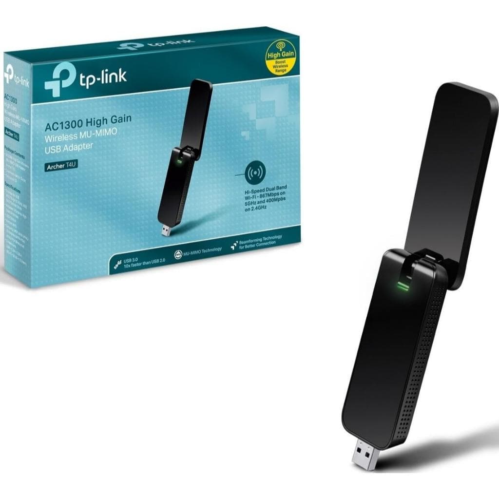 ADAPTADOR USB WIFI TP-LINK ARCHER T4U AC1300 DUAL