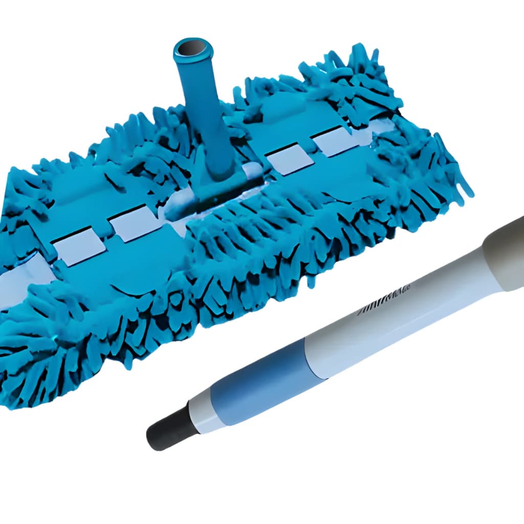 Rodo Magico Dupla Função Mop Limpeza Chenille Vassoura E Pano Em Microfibra Rodo de Limpeza