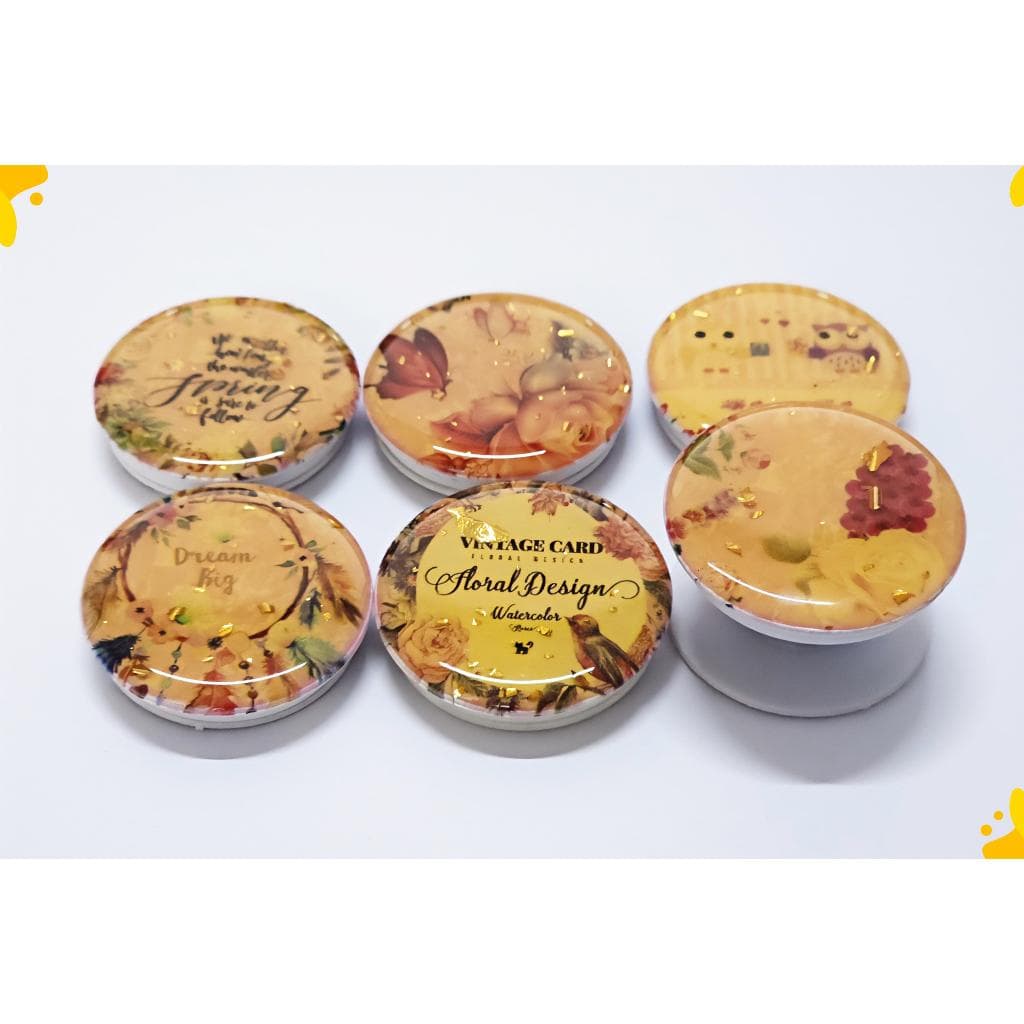 Pop Clip Suporte para Celular Universal Estampa Aleatória