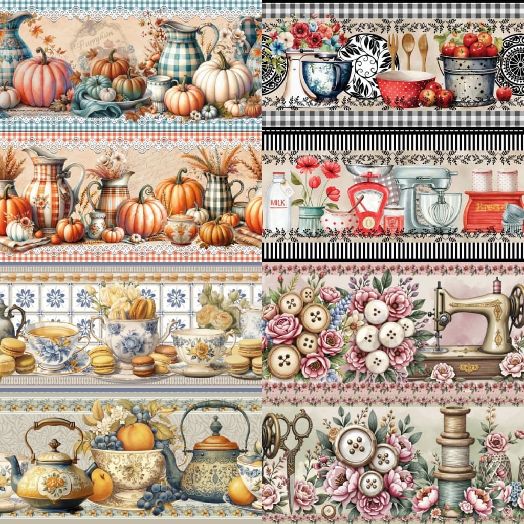 Tecido Tricoline Digital Barrado Guardanapo 100% Algodão 55x150cm Pano de Prato Toalhas Maria Flor