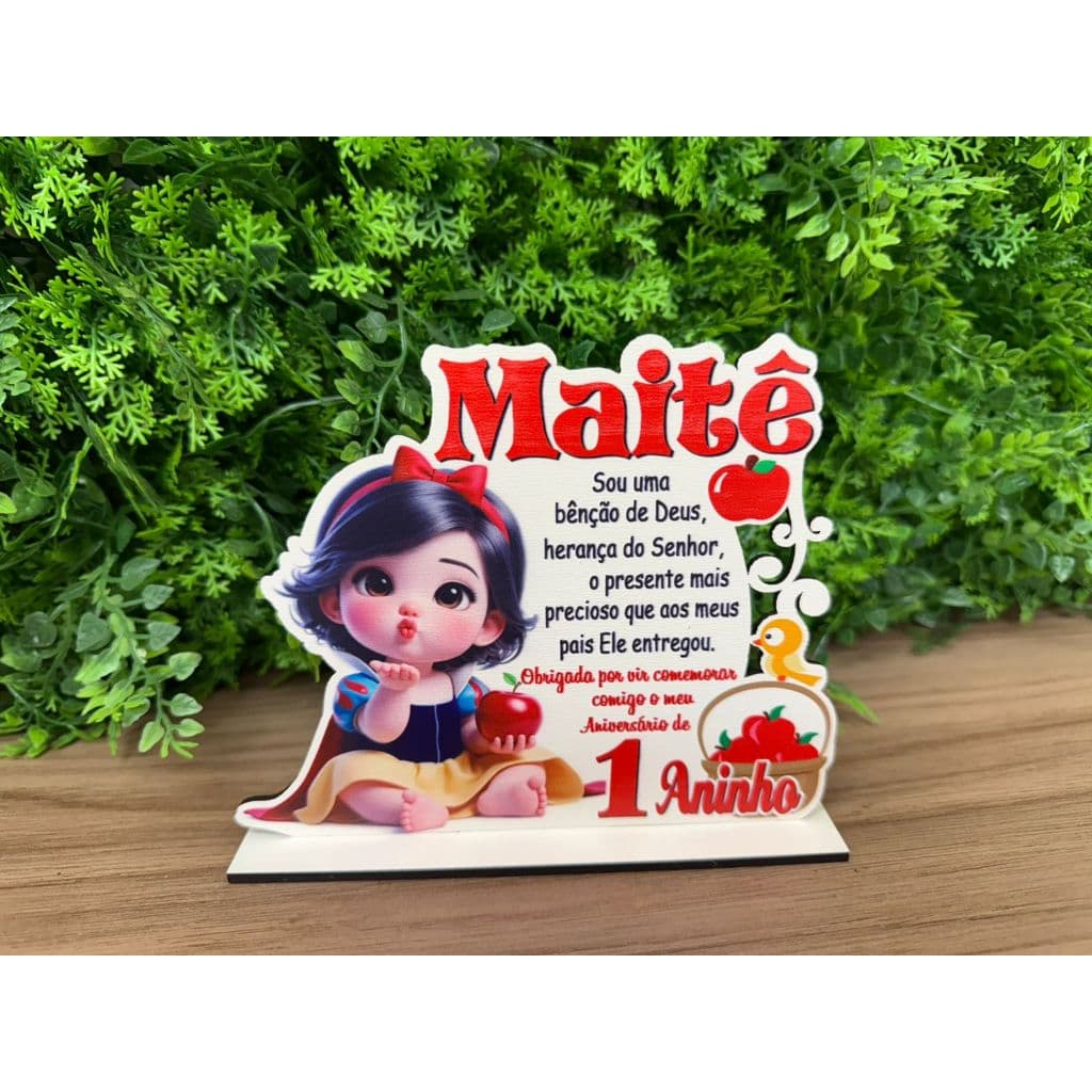 Kit 10 Lembrancinhas Branca de Neve Cute Baby