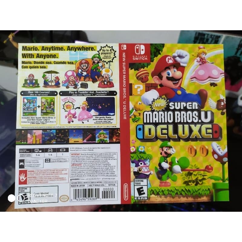 New Super Mario Bros Deluxe - Encartes Repro